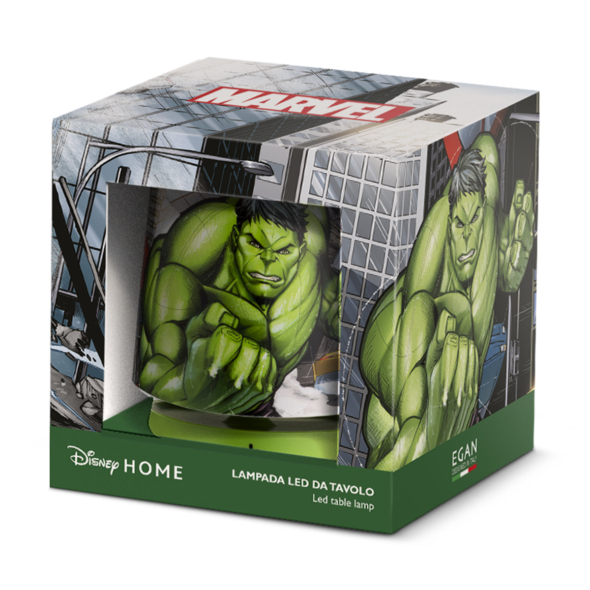 EGAN Marvel Hulk USB LED Table Lamp, 11 cm