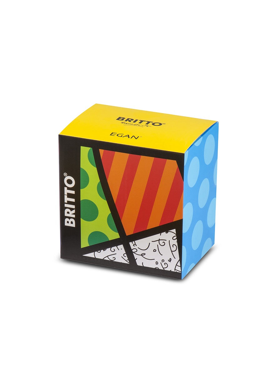 Set 2 Espresso Cups With Saucers Britto Heart ml 90.