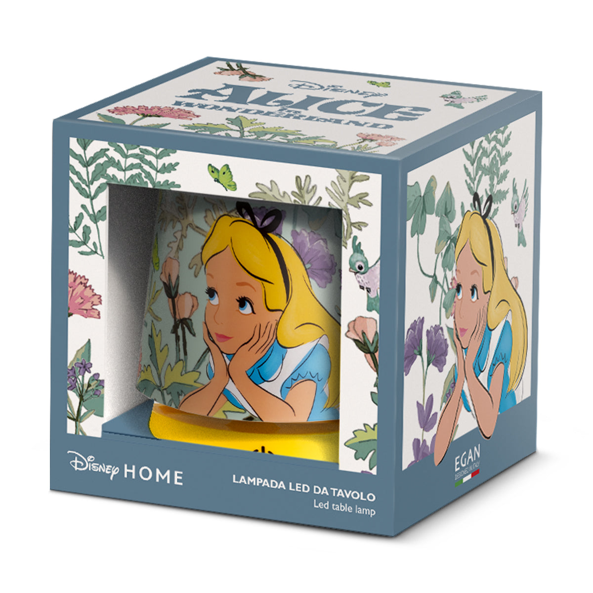 EGAN Disney LED Table Lamp – Alice Tales | USB Rechargeable