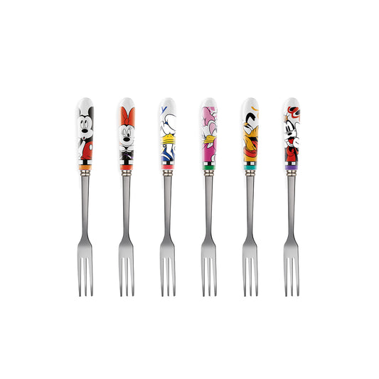 SET 6 PCS DESSERT FORKS Forever & Ever.
