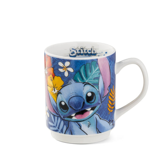 Stackable mug Stitch Blue 350 ml.
