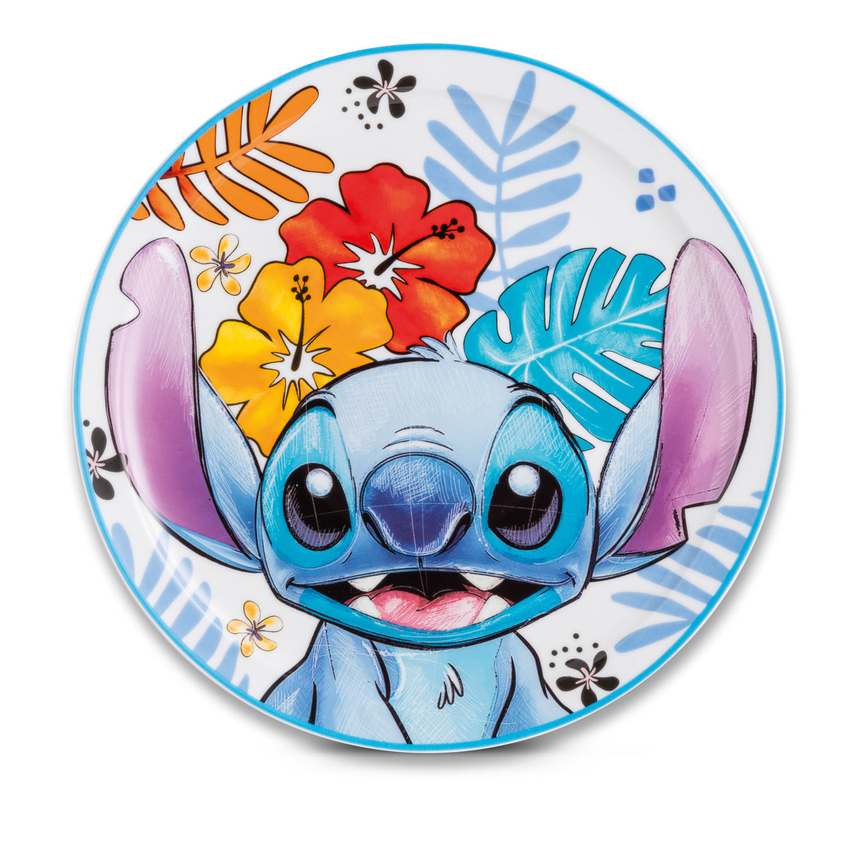Dessert plates Stitch Blue 31 cm.