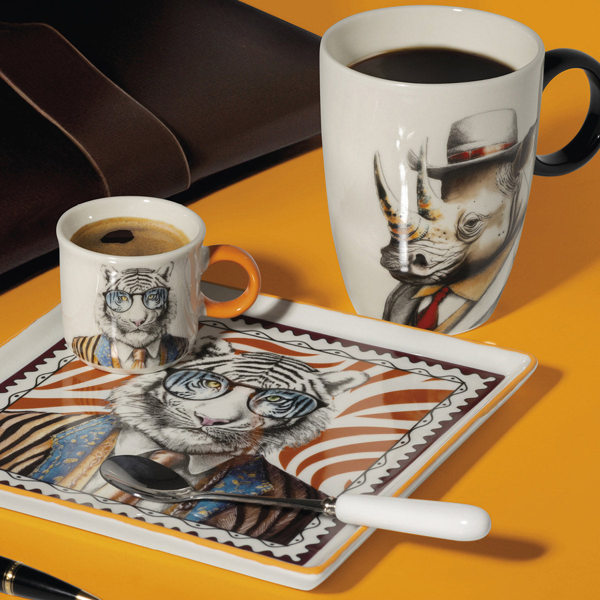 Mini Mug Human Essence Tiger “Courage” 80 ml.