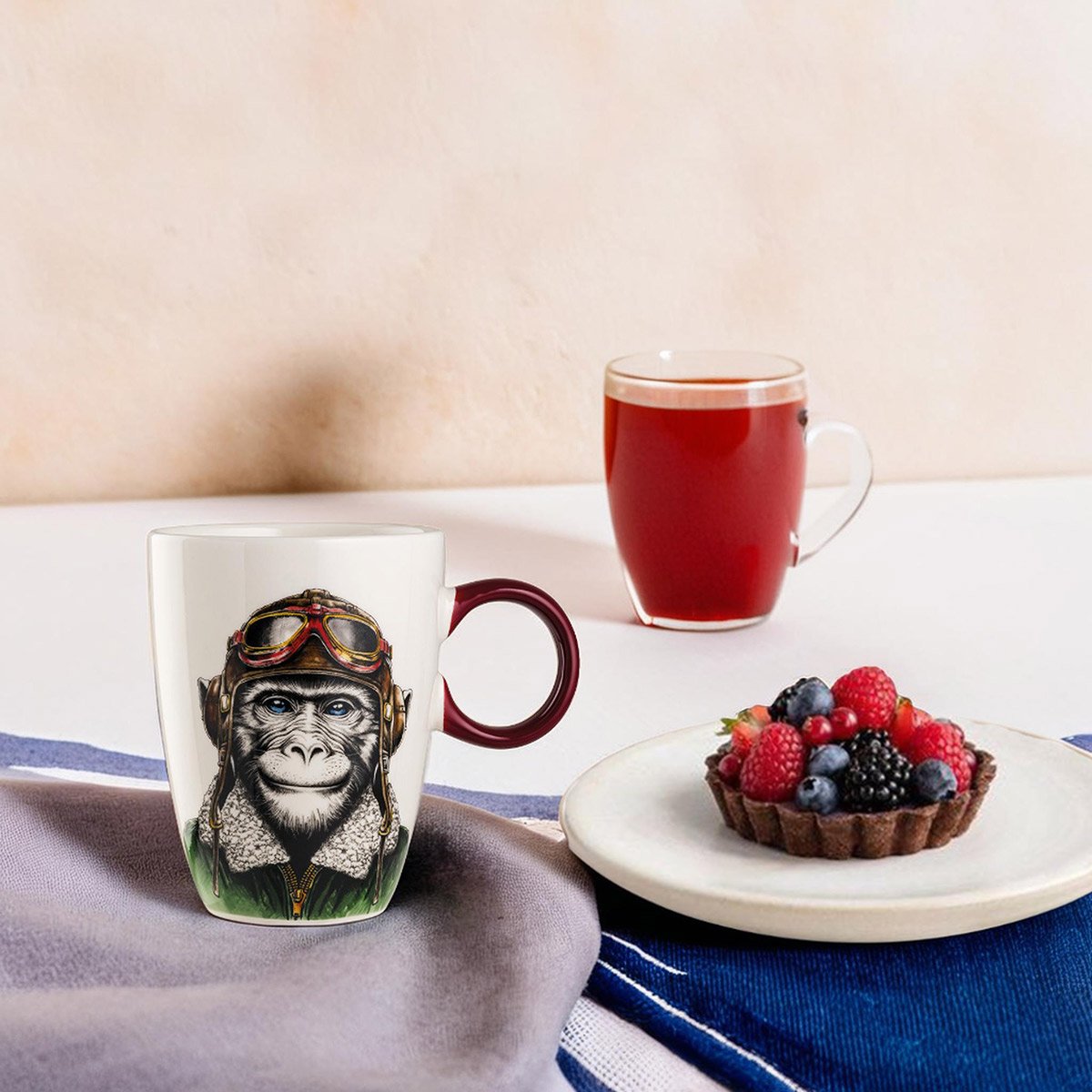Mug Human Essence Monkey “Boldness” 430 ml.