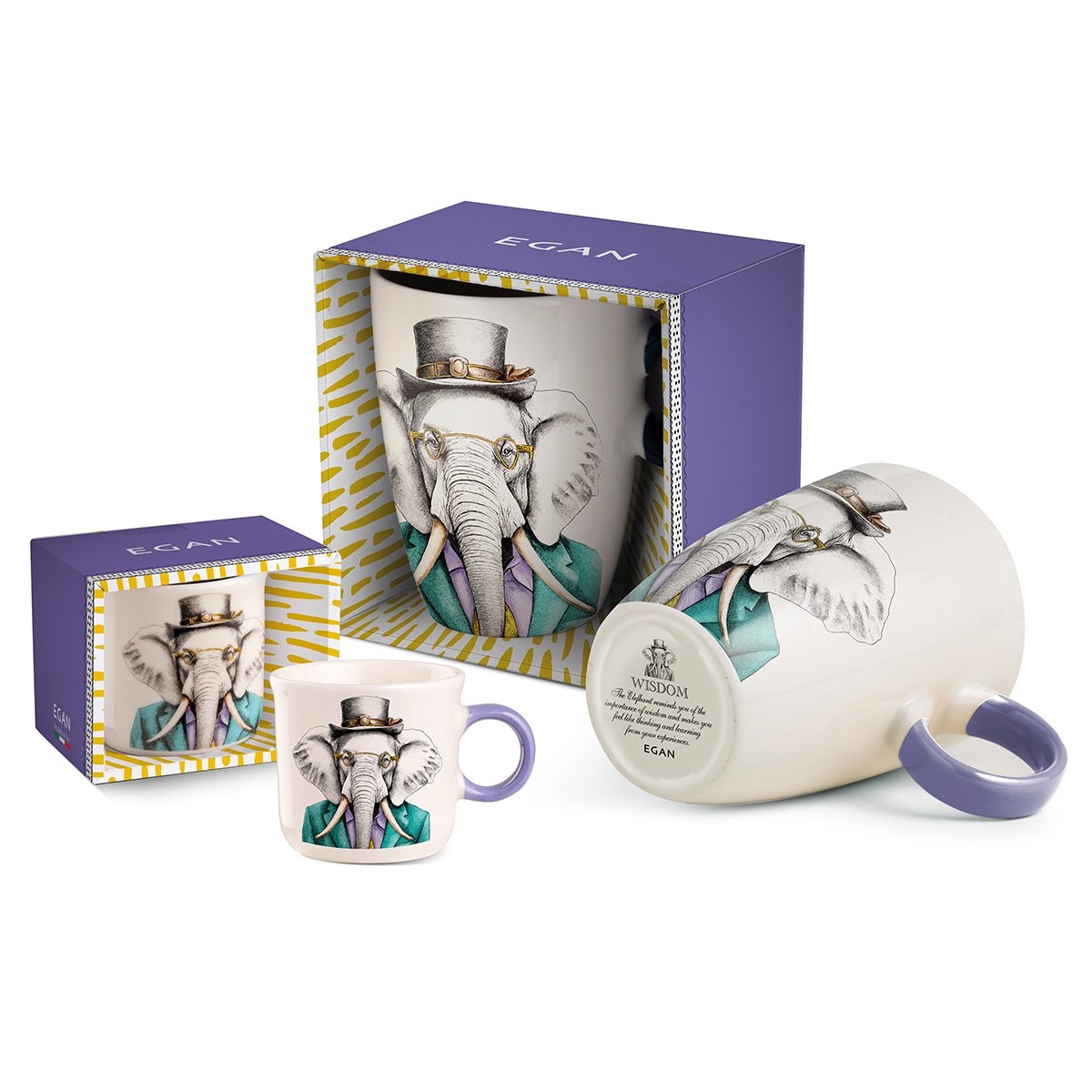 Mini Mug Human Essence Giraffe “Far-Sightedness” 80 ml.