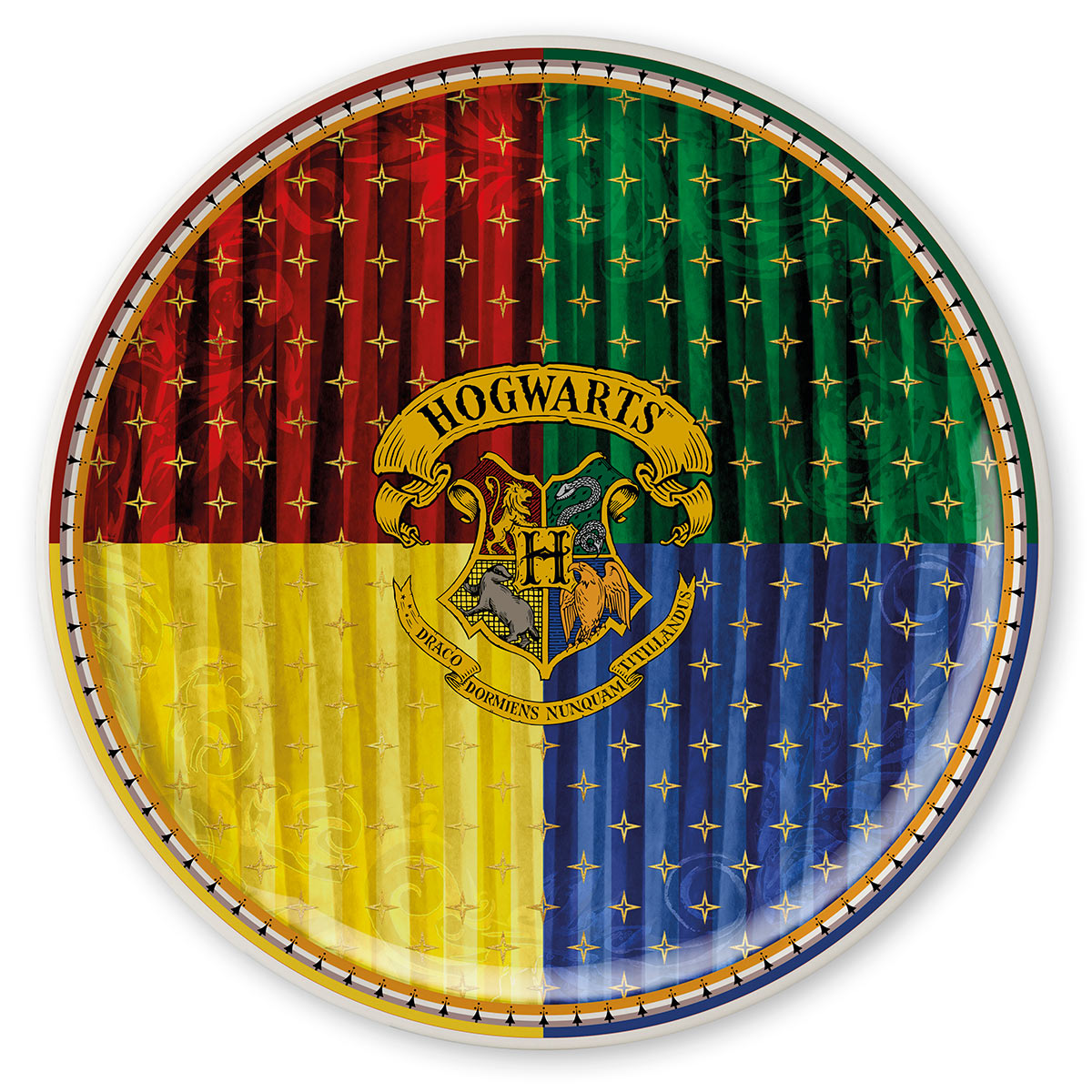 EGAN Harry Potter Serving Plate 30.5 cm – Porcelain Platter , Dishwasher & Microwave Safe , Hogwarts Tableware for Parties, Dining & Gifting