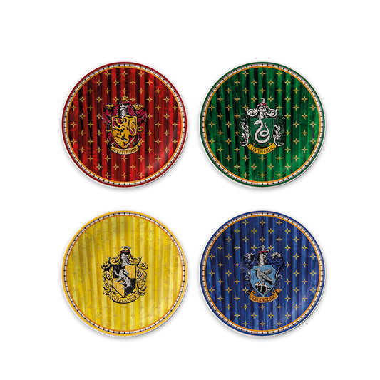 EGAN Harry Potter 4 Piece Dessert Plate Set 19 cm