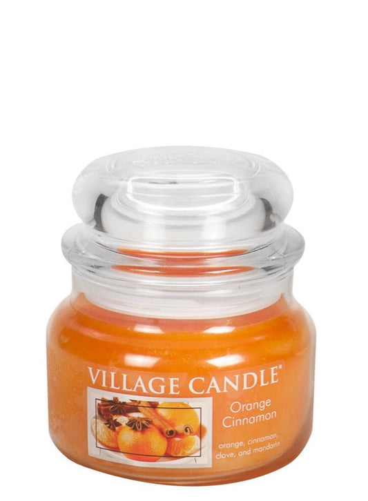 Village Candle Orange Cinnamon Small.