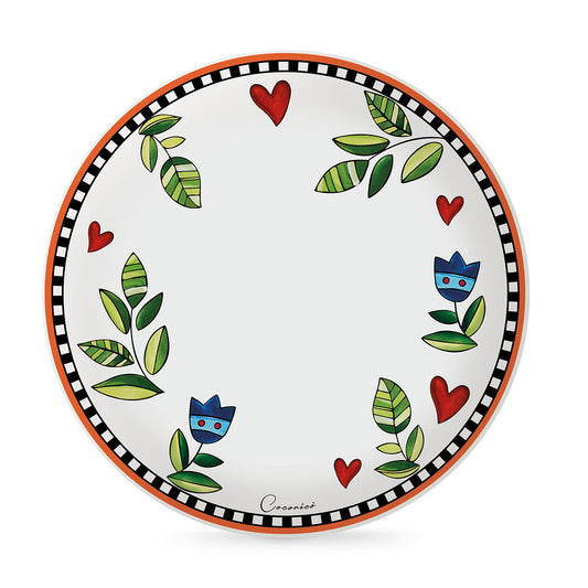 Coccorico Orange Dinner Plates Set of 6, 27cm – EGAN Italian Design