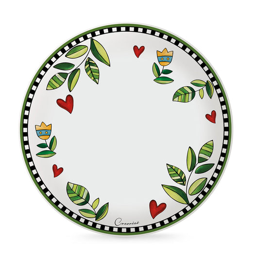 Coccorico Green Dinner Plates Set of 6, 27cm – EGAN Italian Design
