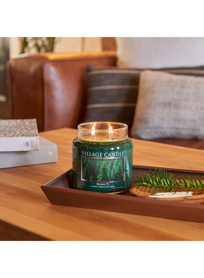 The Village Balsam Fir Candle Medium.