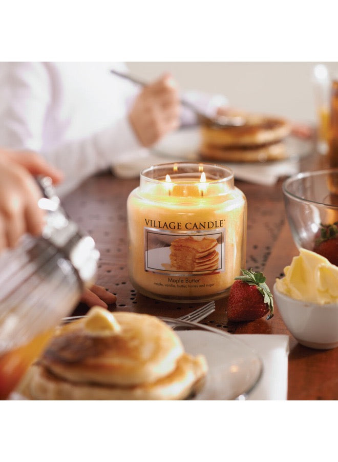 Village Candle Maple Butter Medium.