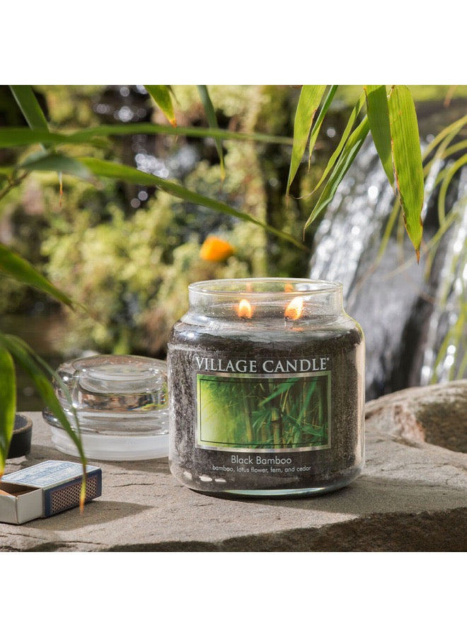 Village Candle Black Bamboo Large.