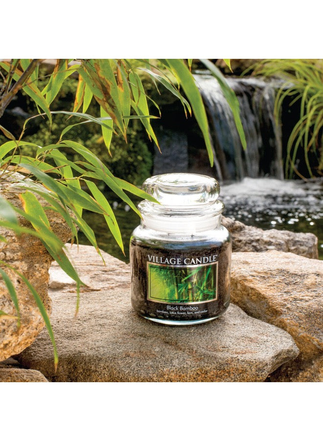Village Candle Black Bamboo Medium.