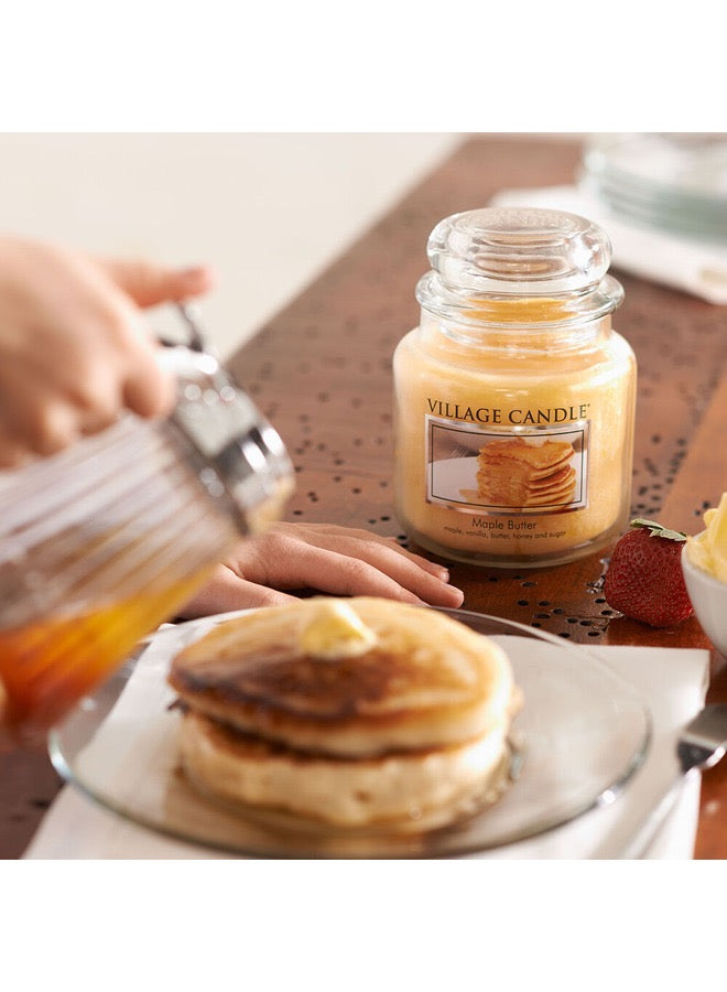 Village Candle Maple Butter Medium.