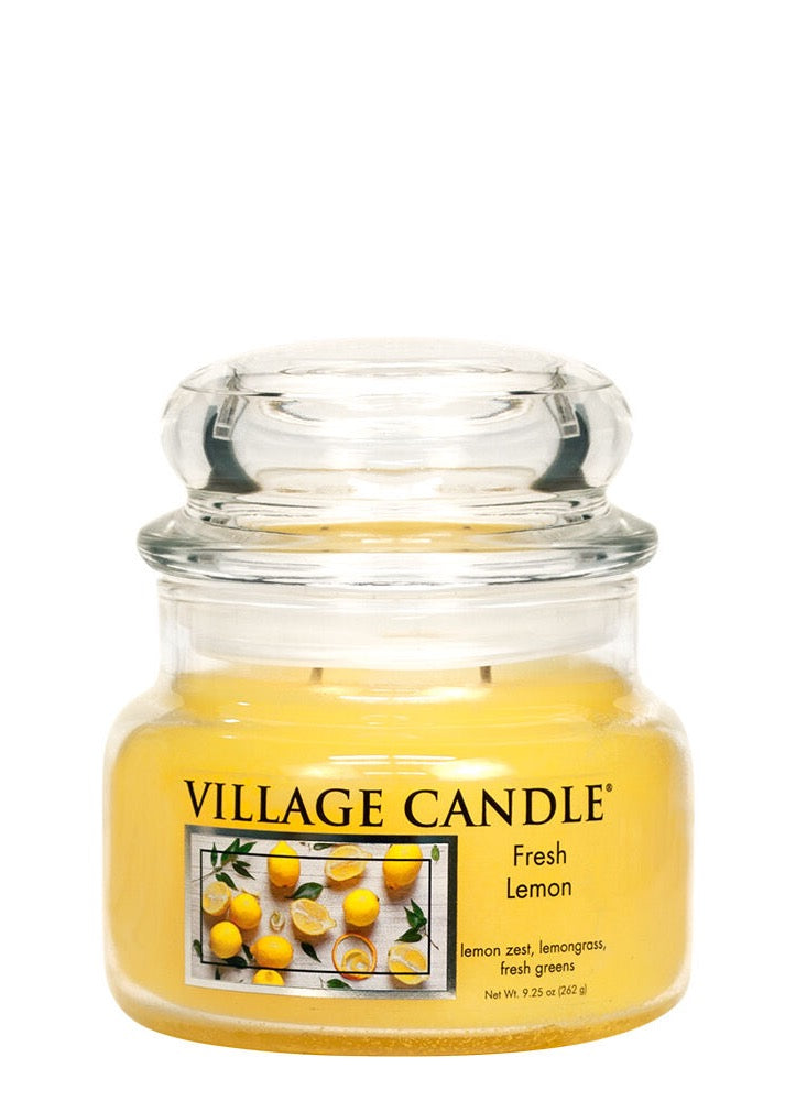 Village Candle Fresh Lemon Small.
