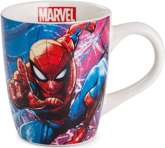 Egan Marvel Jumbo Mug 700ml – Large Porcelain Coffee Mug Featuring Spider-Man & Avengers – Dishwasher & Microwave Safe – Collector’s Marvel Mug (SPIDERMAN).