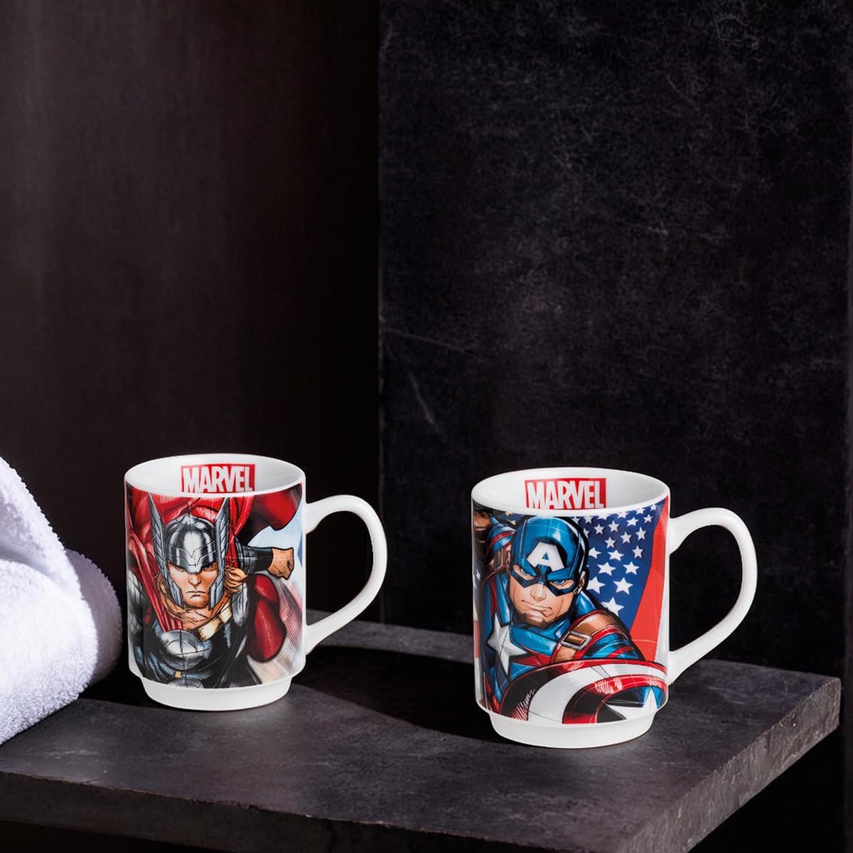 Egan Marvel Spider-Man Stacking Cup , in Tin Box 350 ml.