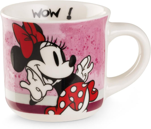 Egan Mini Mug MICKEY I AM & MINNIE I AM – 80ml Espresso Cup | Disney Collectible Mug | New Bone China | Microwave & Dishwasher Safe | Gift for Coffee & Tea Lovers (MINNIE PINK).