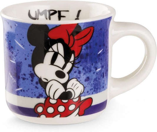 Egan Mini Mug MICKEY I AM & MINNIE I AM – 80ml Espresso Cup | Disney Collectible Mug | New Bone China | Microwave & Dishwasher Safe | Gift for Coffee & Tea Lovers (MINNIE PURPLE).
