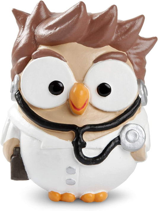 Goofi Doctor Figurine | Handcrafted Ceramic Collectible (8 x 8 x 10 cm).