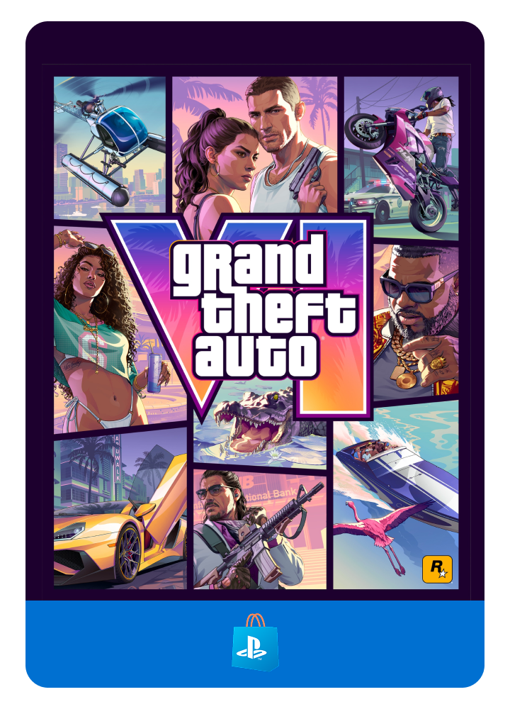 Grand Theft Auto VI Standard Edition – PSN Gift Card | PS5 | Brazil