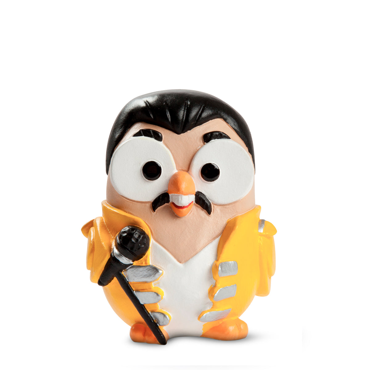 Goofi Freddy Mercury | Handcrafted Ceramic Collectible (7 x 8 cm).