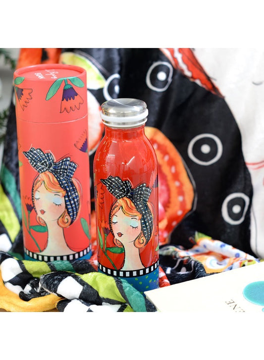 Water Bottle Le Pupazze Red ML 500.