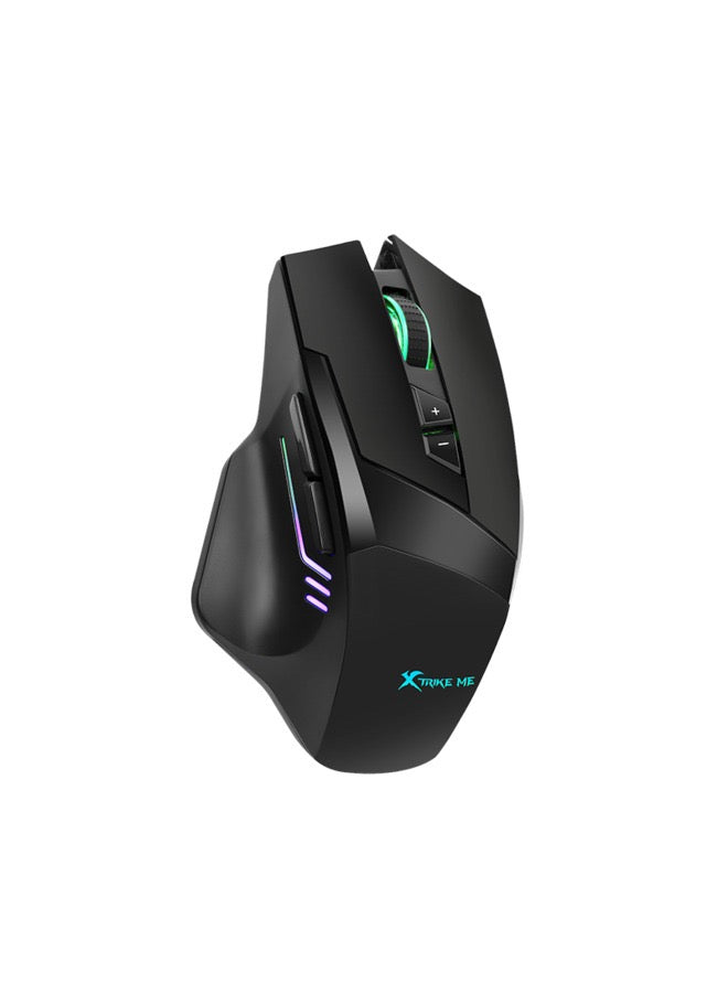 Gaming  Bundle 3 in 1 comb 7D wired mouse  6400DPI with multimedia Rgb  keyboard and Soft mousepad.